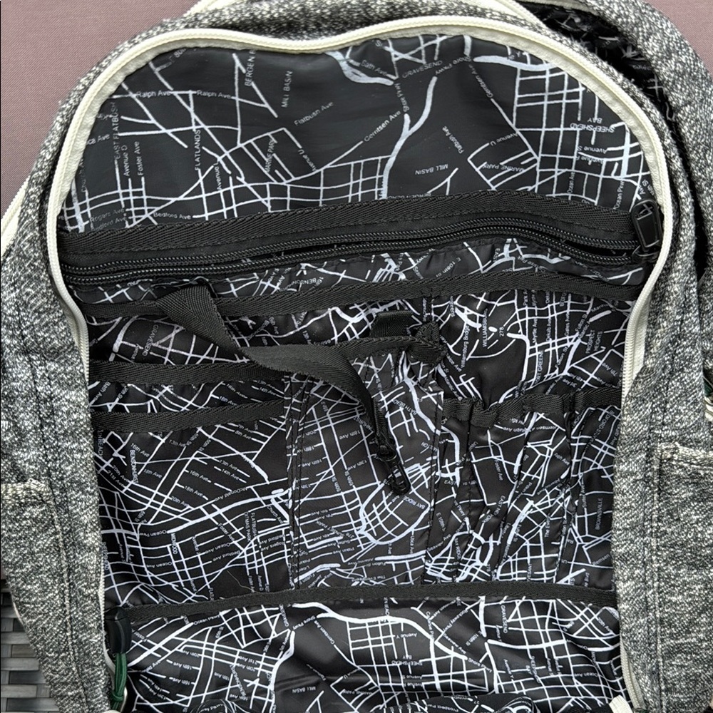 STATE Gray Minimalist Backpack with Heathered Texture - Picture 6 of 13